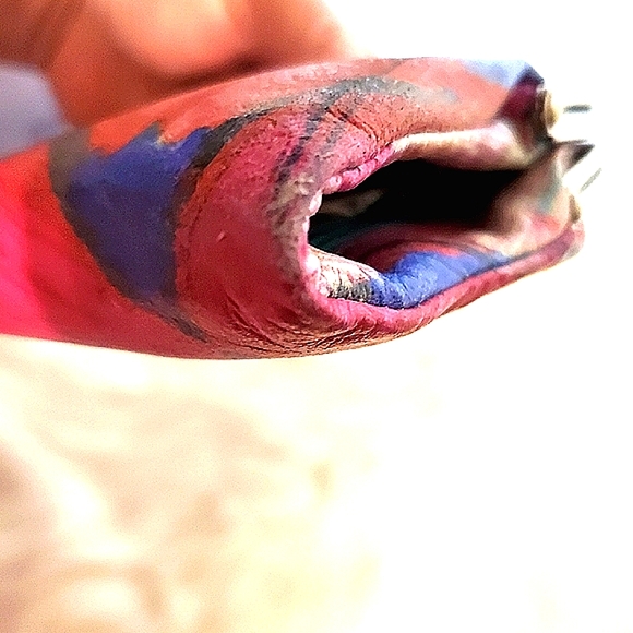 HOBO The Original Vintage Bright Art Deco Leather 'Lauren' Wallet/Clutch - Picture 10 of 14